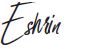 Eshrin’s signature